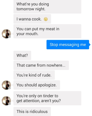 Illustration for article titled Finance Douche Throws Pee-Pants Tantrum After Being Rejected on Tinder